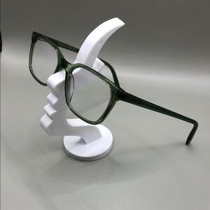 Warby Parker Glasses FRAME Weathers M 712 Rosemary Crystal Square 52 16 145